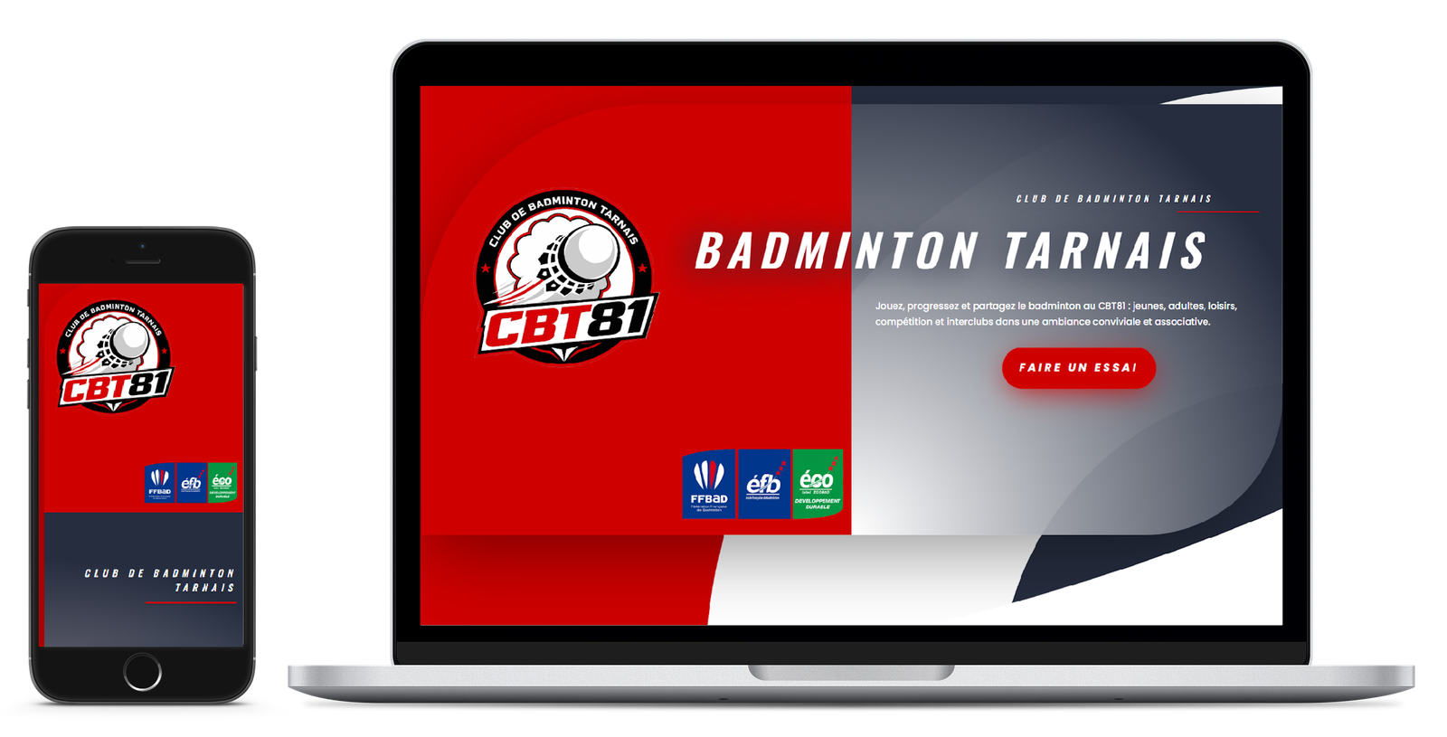 BDT81 Site internet Club de Badminton Tarnais